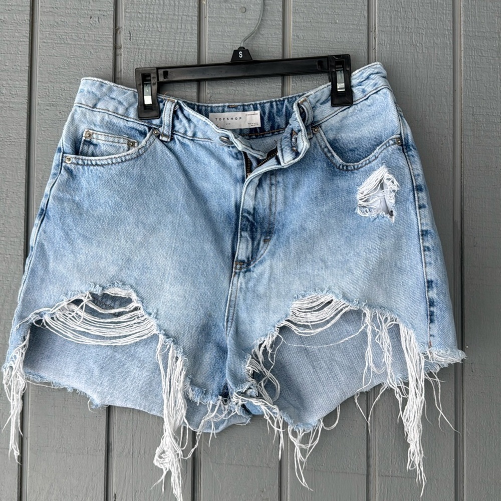 Topshop Denim Jeans 8 Distressed
